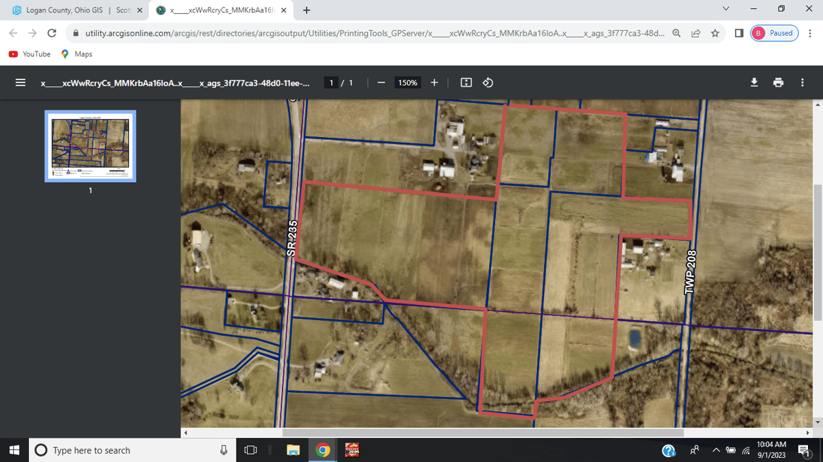 HLRBO Hunting Lease 60 acres in Logan County,Ohio