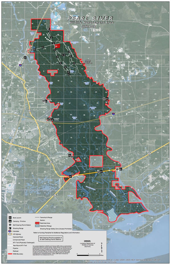 are dogs allowed in wildlife management areas louisiana