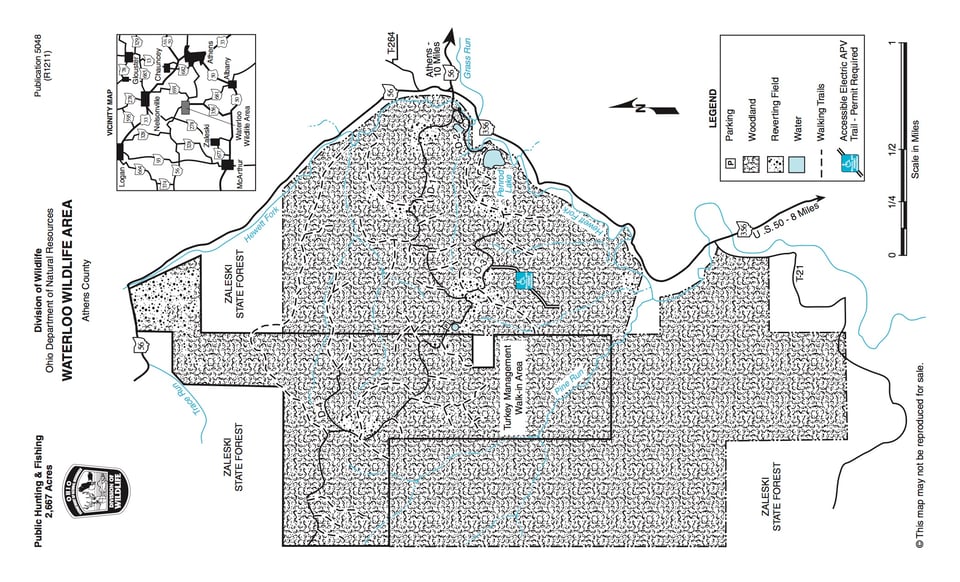 HLRBO Hunting Lease - 2667 acres in Athens County,Ohio